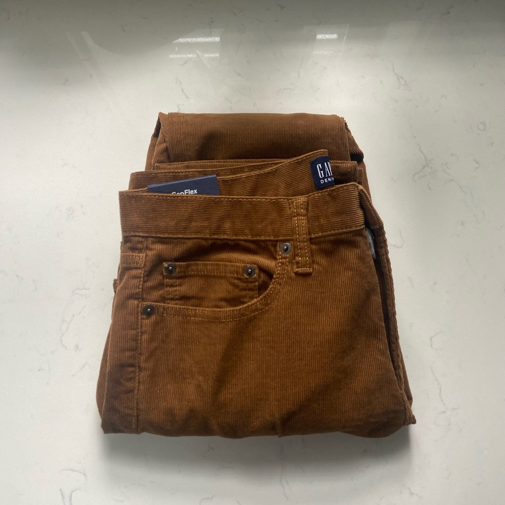 brown gap corduroys